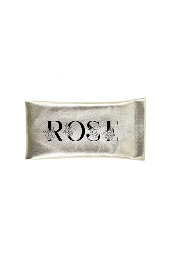 Taperso Housse etui dore lunettes prenom rose personnalise