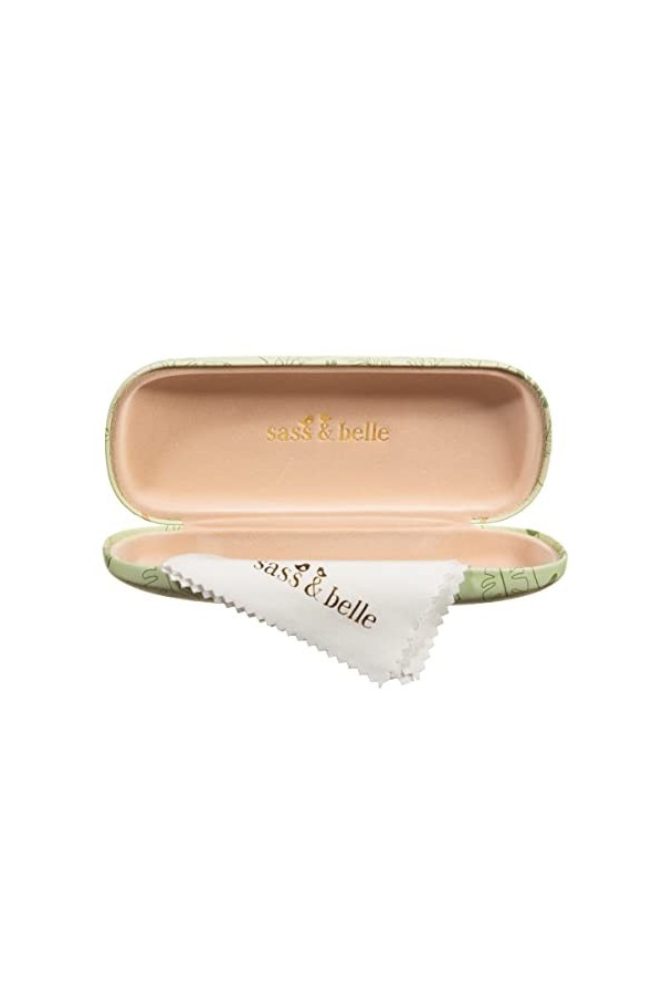 Sass & Belle Étui à lunettes paresseux, Vert, taille unique