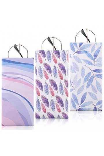 Fiada 3 Pcs Étui à Lunettes de Soleil en Cuir Sac à Lunettes Souple en PU 6,89 x 3,54 Pouces Boitier à Lunettes de Lecture Po