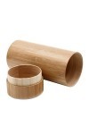 Mentin Boîte de Lunettes en Bambou à la Main en Bois Naturel Etui à Lunetttes pour Protection et Stockage