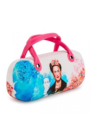 PracticDomus - Housse rigide universelle pour lunettes, fermeture Flex et poignées flexibles, intérieur doublé en velours, 7-