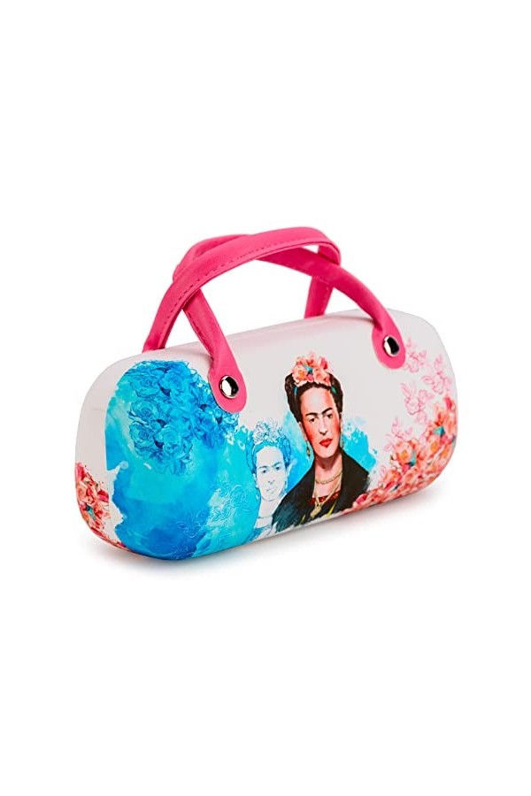 PracticDomus - Housse rigide universelle pour lunettes, fermeture Flex et poignées flexibles, intérieur doublé en velours, 7-