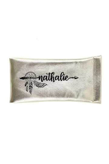 Taperso Housse etui dore lunettes prenom dreamcatcher personnalise