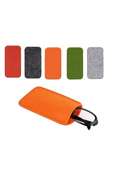 HOMSFOU Sac De Rangement De Voyage Étuis à Lunettes en Feutre Doux de Rangement pour Lunettes de Soleil de Rangement pour Por