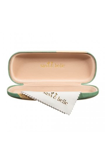 Sass & Belle Étui à lunettes Cockapoo, Vert, taille unique