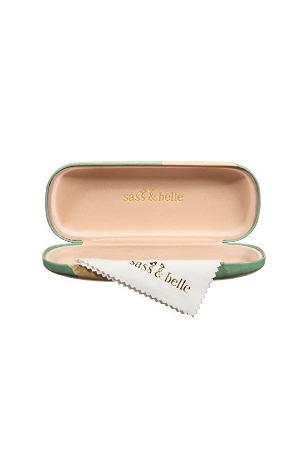 Sass & Belle Étui à lunettes Cockapoo, Vert, taille unique