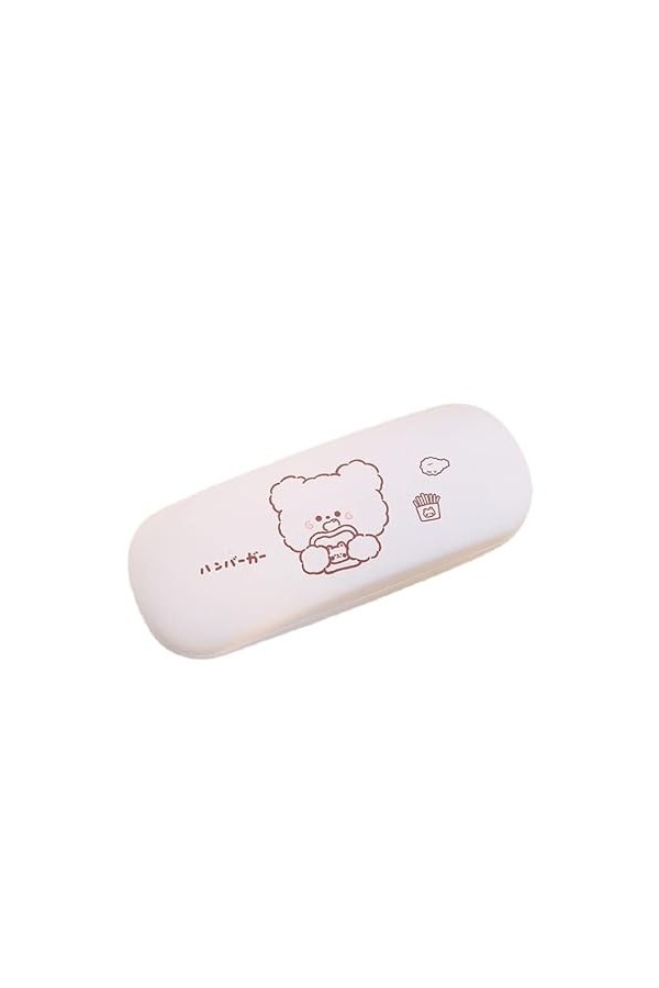 Étui rigide à clapet pour lunettes Kawaii - Esthétique japonaise - Étui de rangement pour lunettes, G, Large