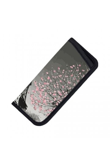 Étui à lunettes de soleil Afrique Sunset Zebra étui à lunettes de soleil élégant portable voyage néoprène fermeture éclair bo