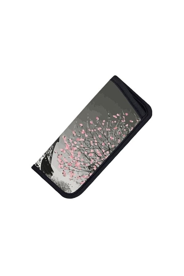 Étui à lunettes de soleil Afrique Sunset Zebra étui à lunettes de soleil élégant portable voyage néoprène fermeture éclair bo