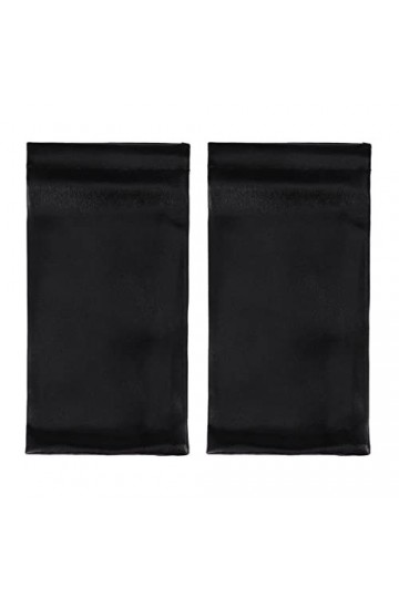 2PCS PU Lunettes Poche Printemps Ouverture Top Lunettes De Soleil Lunettes De Vue Pochette Sac Rouge Et Noir 