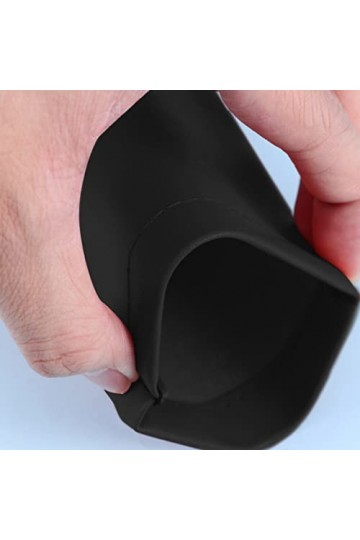 2PCS PU Lunettes Poche Printemps Ouverture Top Lunettes De Soleil Lunettes De Vue Pochette Sac Rouge Et Noir 