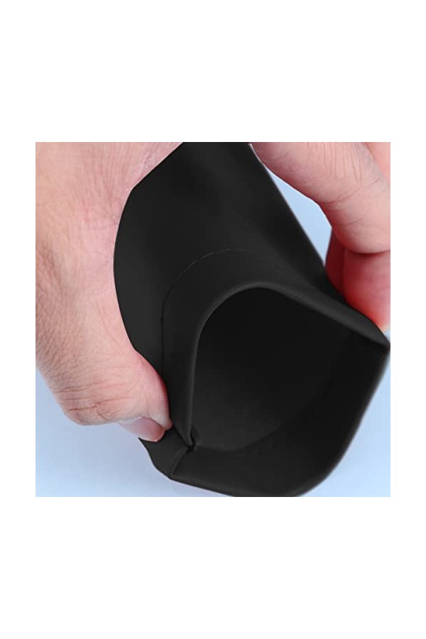 2PCS PU Lunettes Poche Printemps Ouverture Top Lunettes De Soleil Lunettes De Vue Pochette Sac Rouge Et Noir 