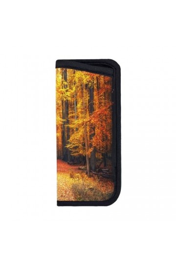 ASEELO Étui à lunettes de soleil en néoprène avec deux girafes et fermeture éclair pour femmes, hommes, filles, Toile de fond