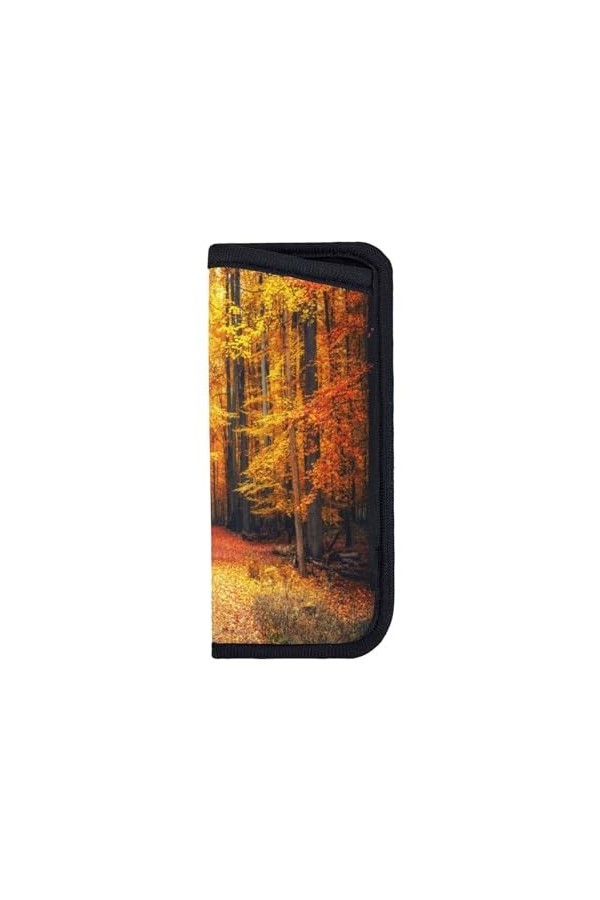 ASEELO Étui à lunettes de soleil en néoprène avec deux girafes et fermeture éclair pour femmes, hommes, filles, Toile de fond