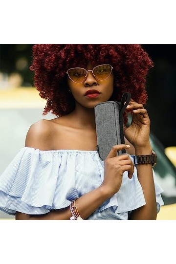 LVTFCO Étui à lunettes rigide | Étui de voyage pour lunettes de soleil - Étui de protection en verre avec sac de rangement, é