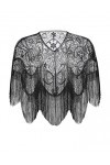 ArtiDeco 1920s Châle, Flapper Accessoires Charleston Cape de Mariage Femme Année 20 Vintage Partie à Thème Soirée