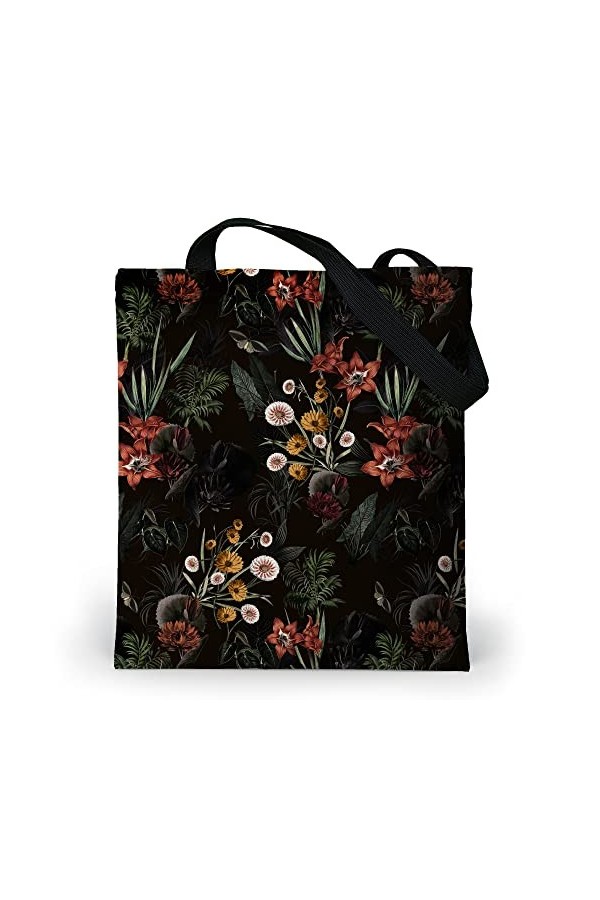 Loxato The Tote Bag Aesthetic - Sac Cabas Femme Grand Format 37x42cm - Sac Fourre Tout Femme - Sac Aesthetic - Sac de Cours F