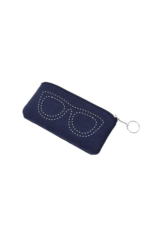 GLEAVI Étui À Lunettes 1 Pièce Sac De Rangement Pochette De Rangement De Voyage Protection De Lunettes Sac Anti-Poussière Pet