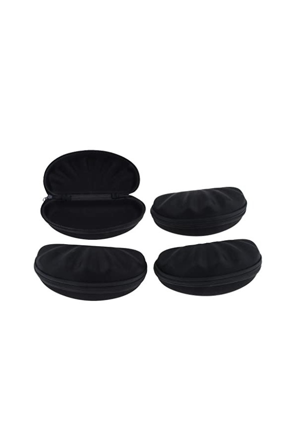 Folpus 4 Pièces EVA Zipper Eyewear Box étui à Lunettes Conteneur de Lunettes, Bleu clair, comme décrit