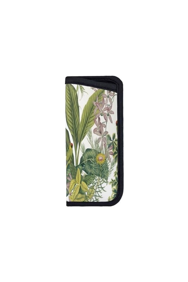 ASEELO Étui à lunettes de Noël, Père Noël, bonhomme de neige, étui à lunettes de soleil élégant et portable en néoprène avec 