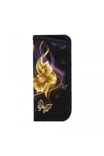 ASEELO Étui à lunettes en néoprène avec fermeture éclair pour femmes, hommes, filles, Léopard Little Gecko, 16 x 7 cm Soft Ey