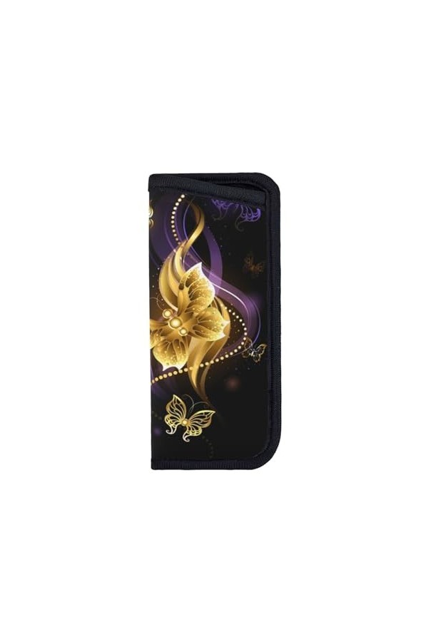 ASEELO Étui à lunettes en néoprène avec fermeture éclair pour femmes, hommes, filles, Léopard Little Gecko, 16 x 7 cm Soft Ey