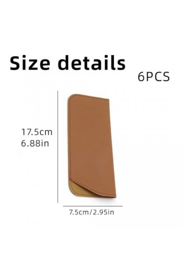 KGDUYC Étui à lunettes souple - 6 pièces étui à lunettes de soleil sac à lunettes pochette de lunettes de soleil portable étu