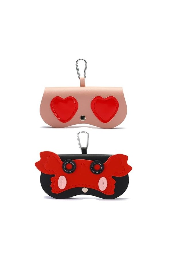 Etui Lunettes Cuir Femme Souple Sac à Lunettes De Soleil En Cuir Souple Etui à Lunettes Portable En Cuir Sac à Lunettes En Cu