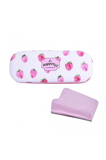 Etui lunettes Rigide Enfant, étui à Lunettes Rigide Strawberry Glasses Box Lady portable Glasses Box Cartoon Kids Glasses Box