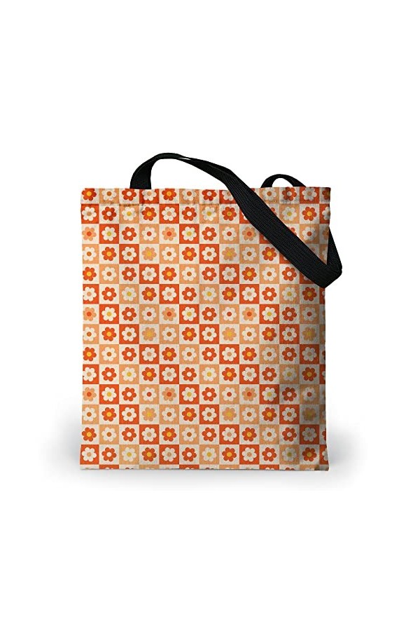 Loxato The Tote Bag Aesthetic - Sac Cabas Femme Grand Format 37x42cm - Sac Fourre Tout Femme - Sac Aesthetic - Sac de Cours F