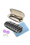 EQLEF Cas de lunettes, étui de protection de lunettes de stockage de lunettes avec impression déléphant mignon 1 