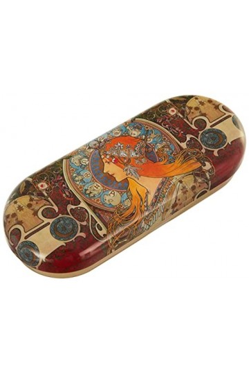 Fridolin 18667 Art Nouveau Zodiak Étui à Lunettes Métal Multicolore 16 x 6,6 x 2,8 cm