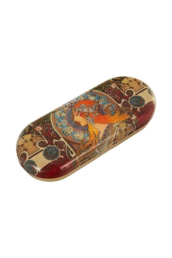 Fridolin 18667 Art Nouveau Zodiak Étui à Lunettes Métal Multicolore 16 x 6,6 x 2,8 cm
