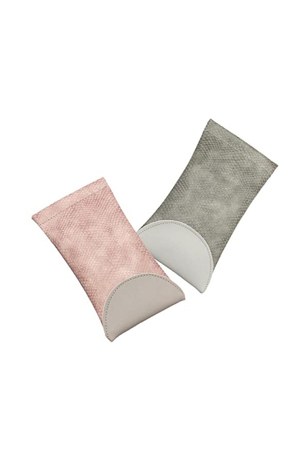 GLEAVI 2 Pièces Sac À Lunettes Pochette À Lunettes Doux Pu Sac À Lunettes Étui À Lunettes Doux Spectacle Contenant Léger Étui