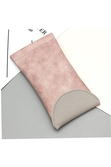 GLEAVI 2 Pièces Sac À Lunettes Pochette À Lunettes Doux Pu Sac À Lunettes Étui À Lunettes Doux Spectacle Contenant Léger Étui