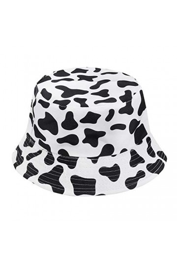 LUOEM Chapeau bob noir et blanc pour femme - Chapeau de protection solaire respirant pour lextérieur, noir/blanc