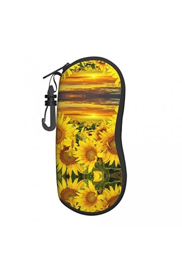 BURGHR Étui à lunettes de soleil pour garçons et jeux vidéo - Ultra léger - Portable - En néoprène - Fermeture éclair - Pour 