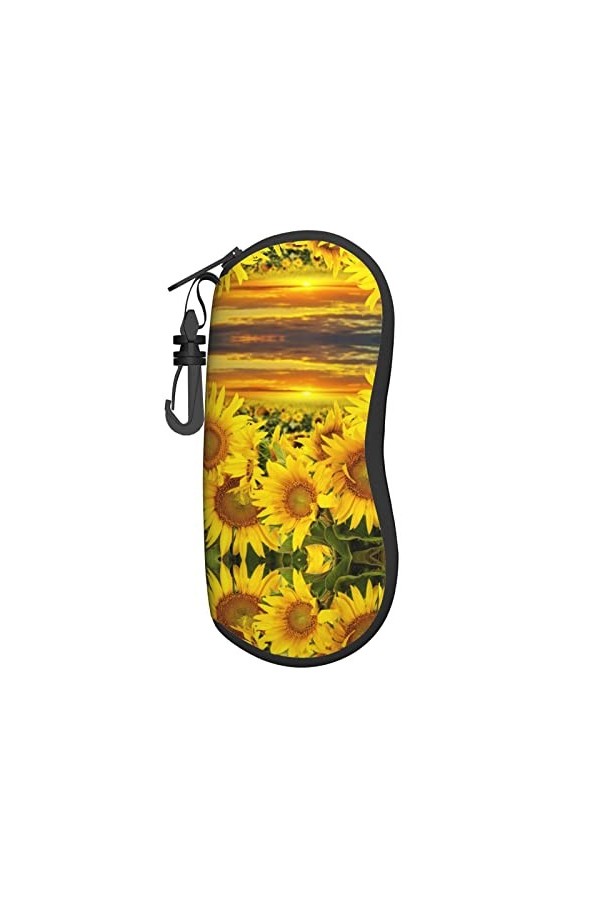 BURGHR Étui à lunettes de soleil pour garçons et jeux vidéo - Ultra léger - Portable - En néoprène - Fermeture éclair - Pour 