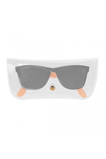 cypreason Étui à soleil Voyage - Étui à lunettes transparent couleur bonbon - Étuis en verre souple en PVC pour lunettes Acce