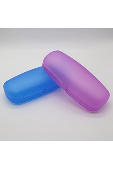COHEALI Étui À Lunettes 5 Pièces Étuis À Lunettes en Plastique Transparent Boîtes De Rangement pour Lunettes