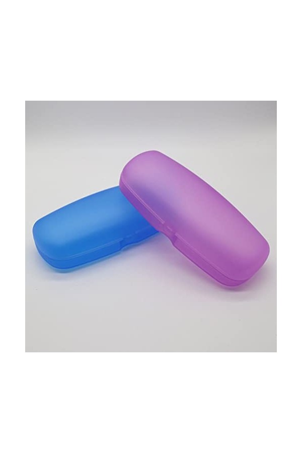 COHEALI Étui À Lunettes 5 Pièces Étuis À Lunettes en Plastique Transparent Boîtes De Rangement pour Lunettes