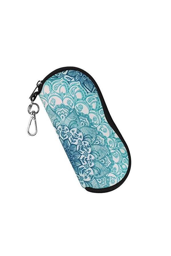 FINTIE Etui Lunettes de Soleil, Ultra Léger et Portable en Néoprène à Fermeture Éclair Lunettes en Forme de Stockage Coque av