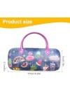 KSIUW Etui à Lunettes Rigide - 1pcs étui à lunettes étui rigide pour enfants filles garçons, étui à lunettes de soleil coque 