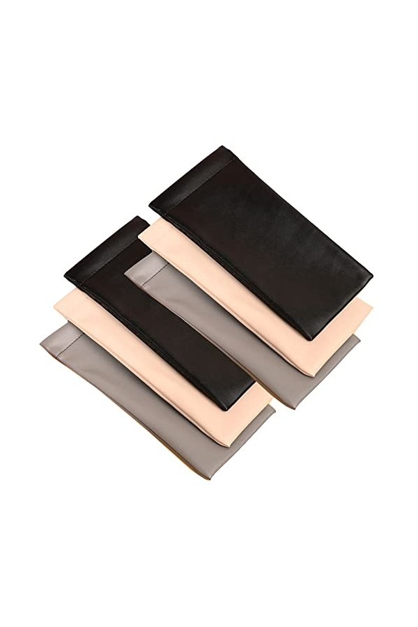 LINUZHIJIA Lot de 6 étuis à lunettes portables souples en cuir PU pour femmes, hommes, adultes, enfants, quotidien ou voyage,