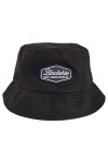 Blackskies Oasis Bucket Hat | Femmes Hommes Bob Chapeau Unisexe Sun Couleurs Pastel Pêche - Noir de Jais