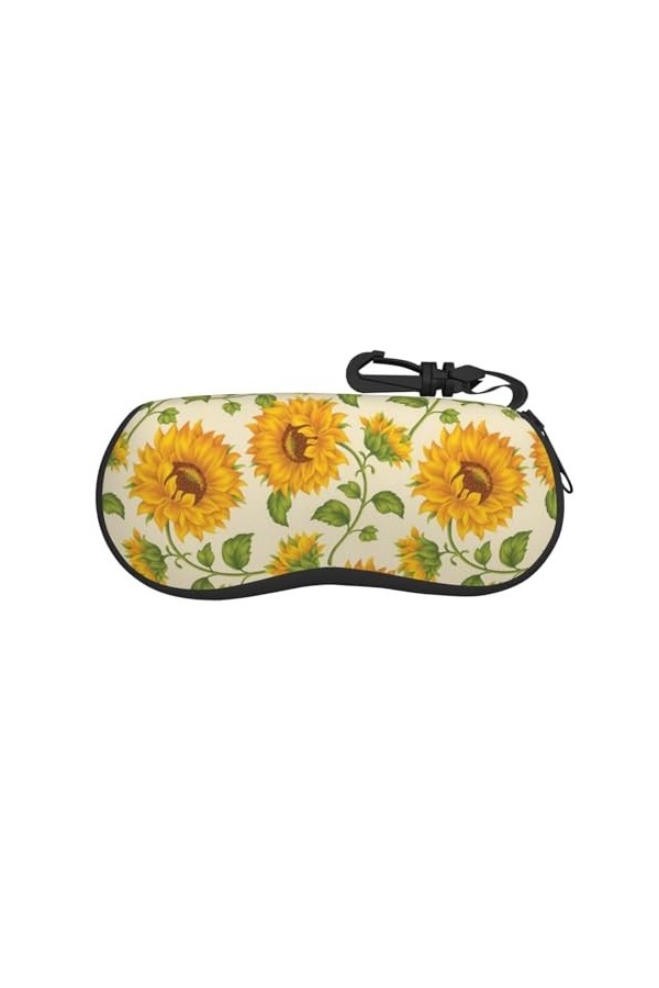 JONGYA Étui à lunettes portable léger et portable avec drapeau de Porto Rico - Protection de lunettes douce et durable, idéal