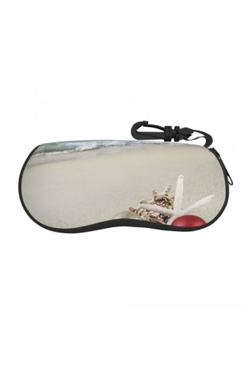 SATUSA Étui à lunettes de Noël avec fermeture éclair, pochette souple pour lunettes de soleil, étui à lunettes de soleil port