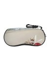 SATUSA Étui à lunettes de Noël avec fermeture éclair, pochette souple pour lunettes de soleil, étui à lunettes de soleil port