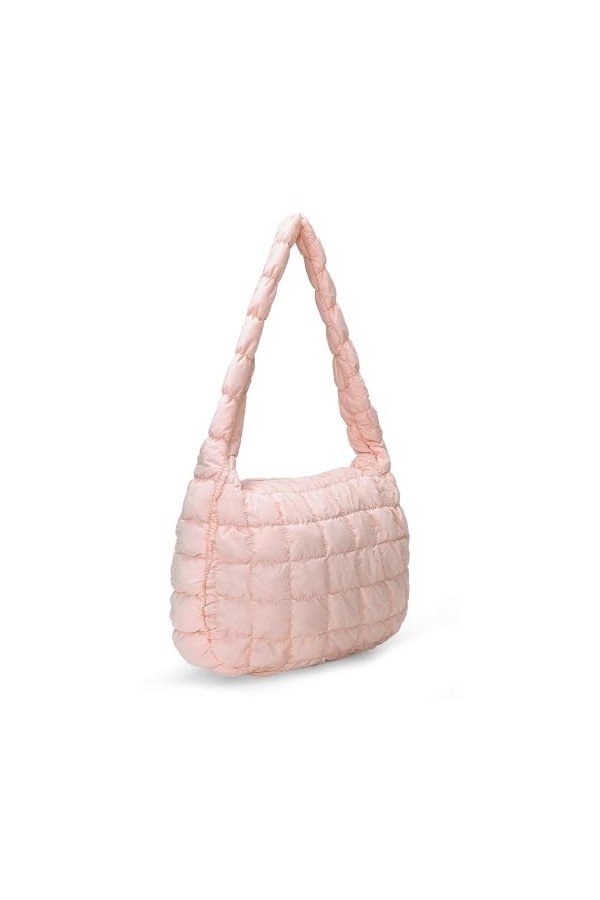 DKIIL NOIYB Sac fourre-tout matelassé femme, sac fourre-tout léger et gonflé, motif treillis, sacs à main matelassés de 45,7 