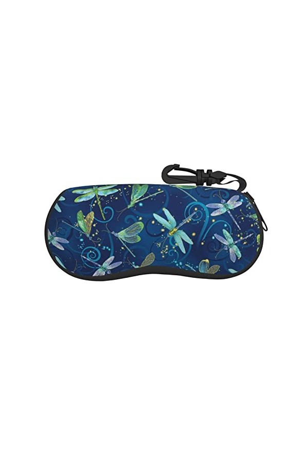 SATUSA Étui à lunettes avec fermeture éclair et fermeture éclair, pochette souple pour lunettes de soleil, étui de voyage por